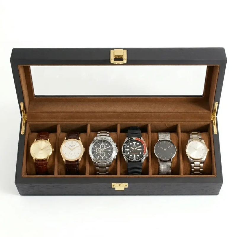 Watch Box for 6 Watches – Midnight Velvet