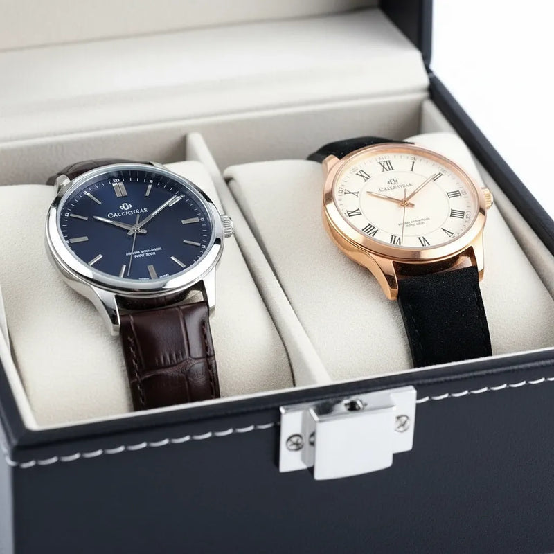Boîte à Montres « Éboulis » – 2 Montres