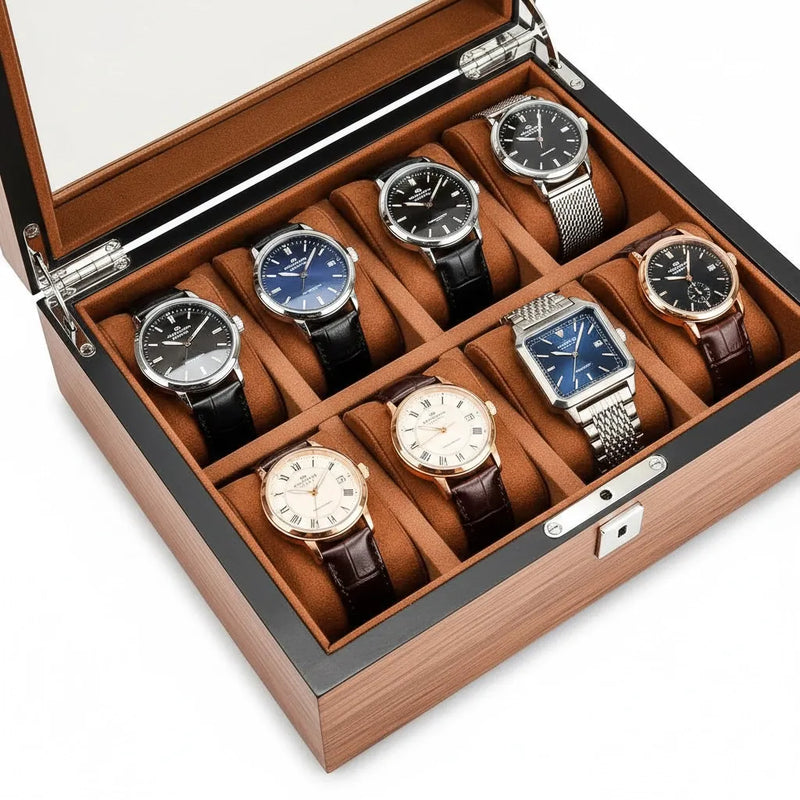 Boîte à Montres « Pinacle » – 8 Montres