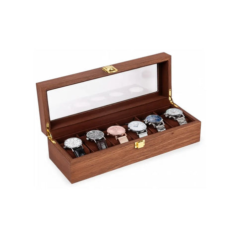 Boîte à Montres « Tectona » – 6 Montres