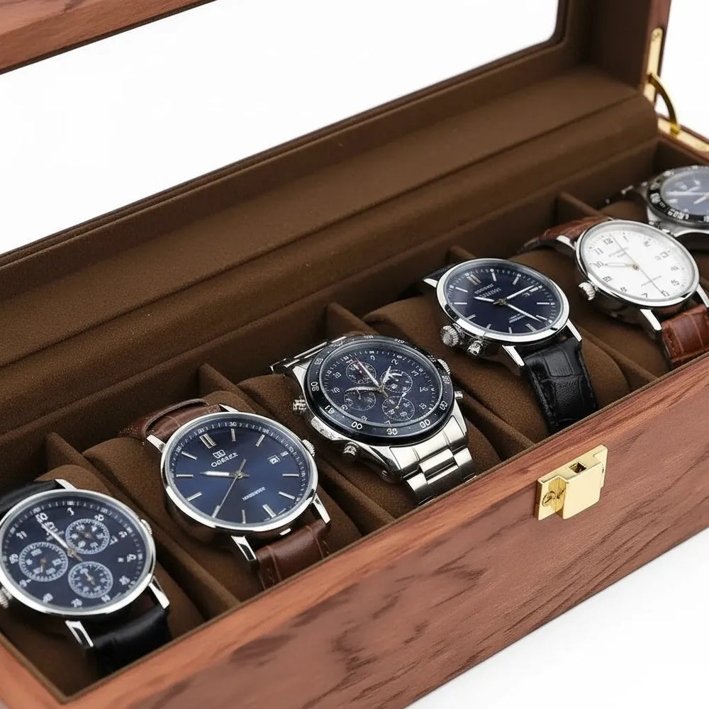 Boîte à Montres « Tectona » – 6 Montres