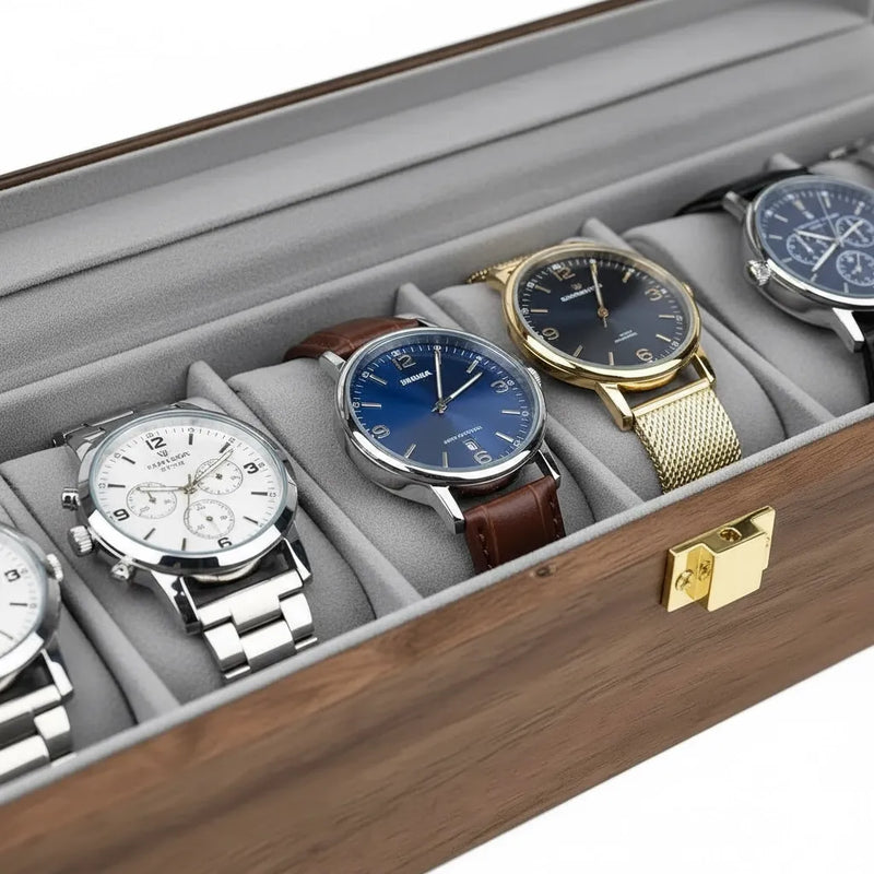 Boîte à Montres « Tectona » – 6 Montres