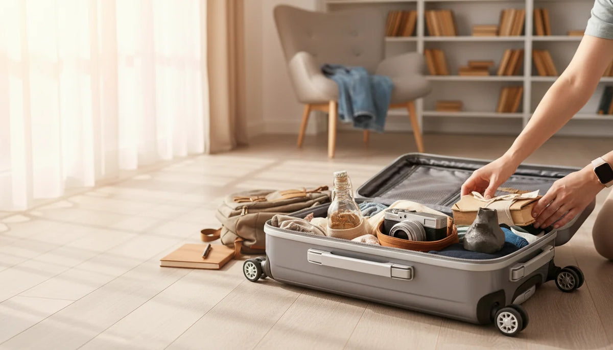 10 astuces valise cabine pour objets fragiles et lourds - Image de couverture