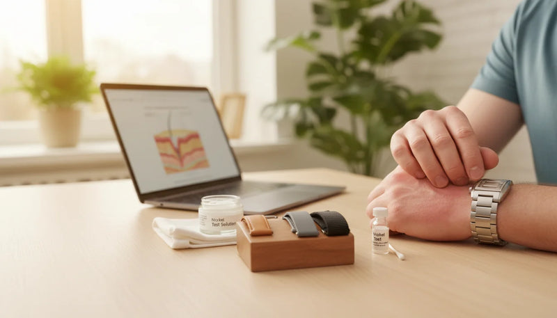 Peau irritée sous bracelet acier : 7 causes et solutions - Image de couverture