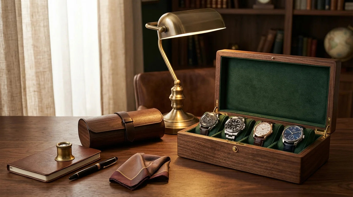 Banner Étuis à Montres en Bois