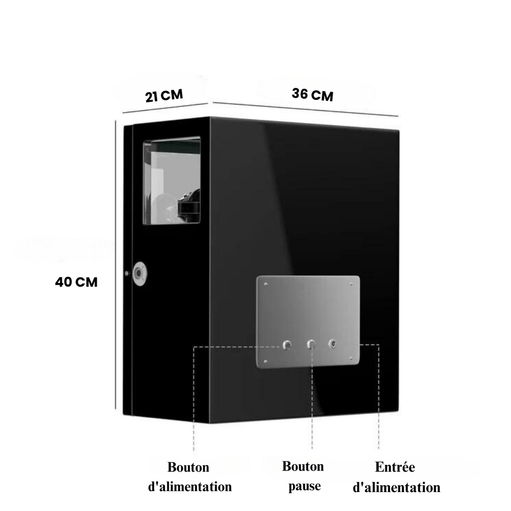 Remontoir Automatique 3 Montres – Pianonox