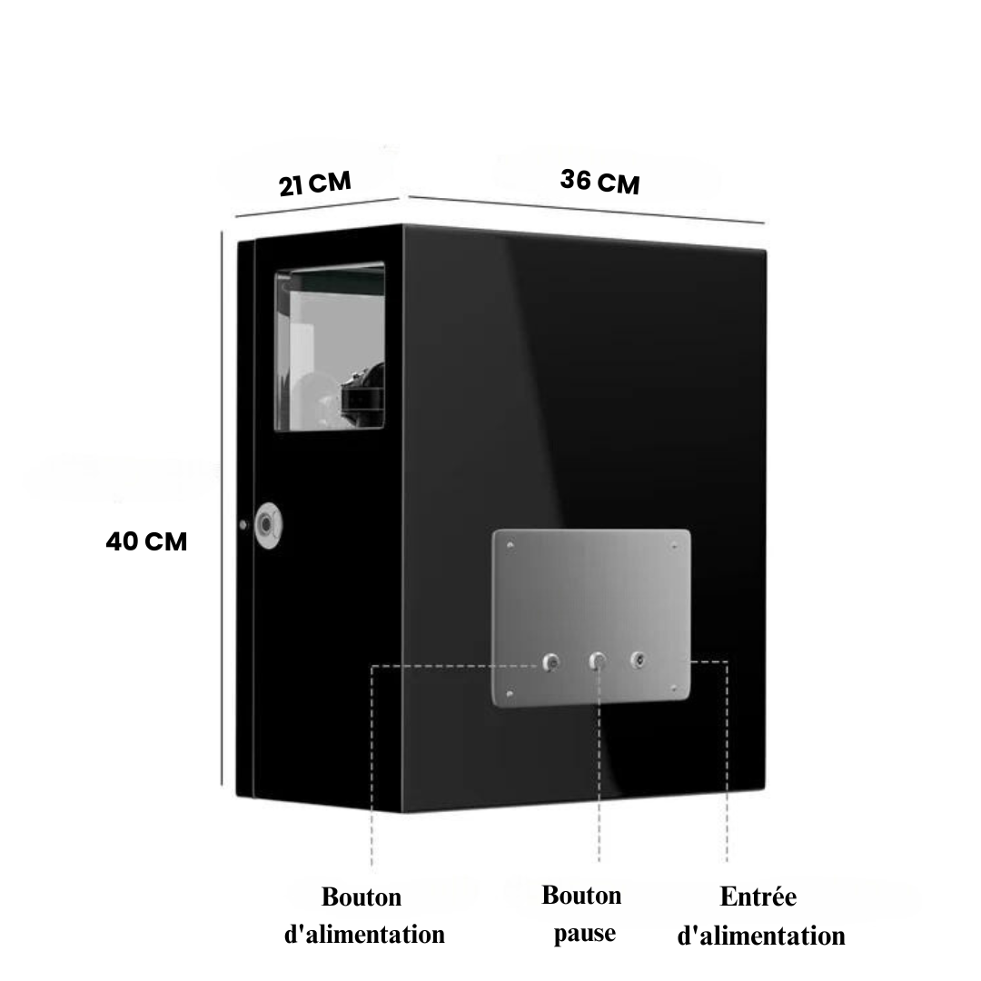 Remontoir Automatique 3 Montres – Malachite