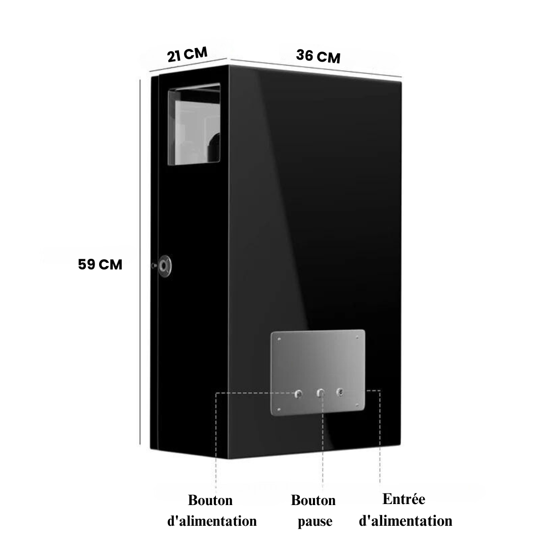 Remontoir Automatique 9 Montres – Émeraude Nocturne