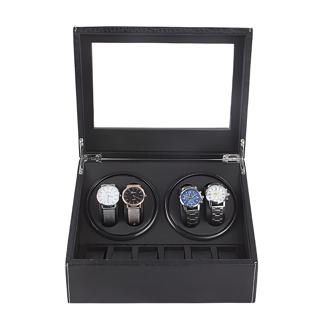 Automatic Watch Winder 4 Watches – Stitched
