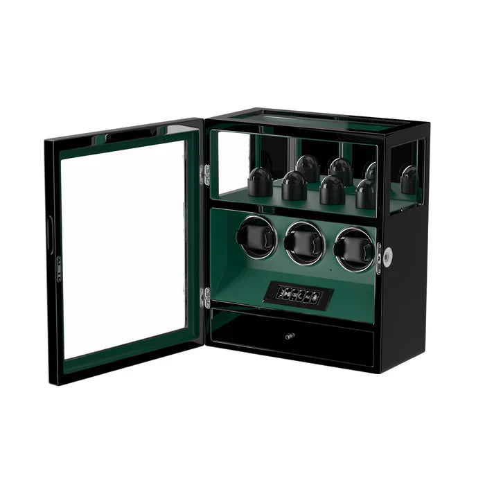 Remontoir Automatique 3 Montres – Malachite