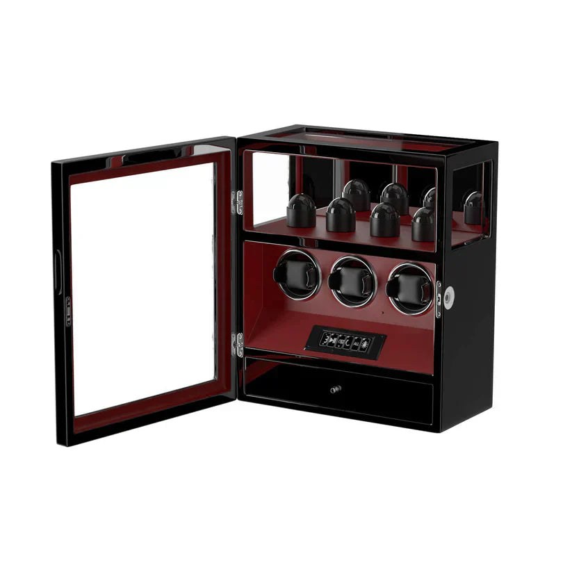 Boite à Montres 3 Montres – Crimson