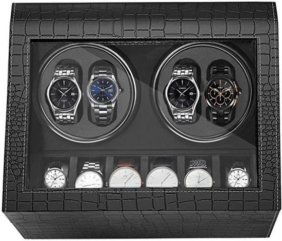Automatic Watch Winder 4 Watches – Stitched