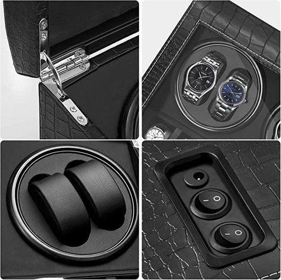 Automatic Watch Winder 4 Watches – Stitched