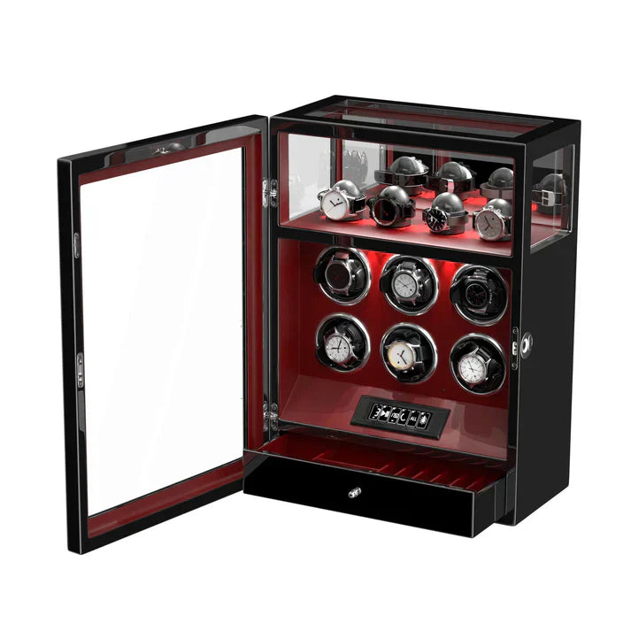 Automatic Watch Winder 6 Watches – Pianocrimson