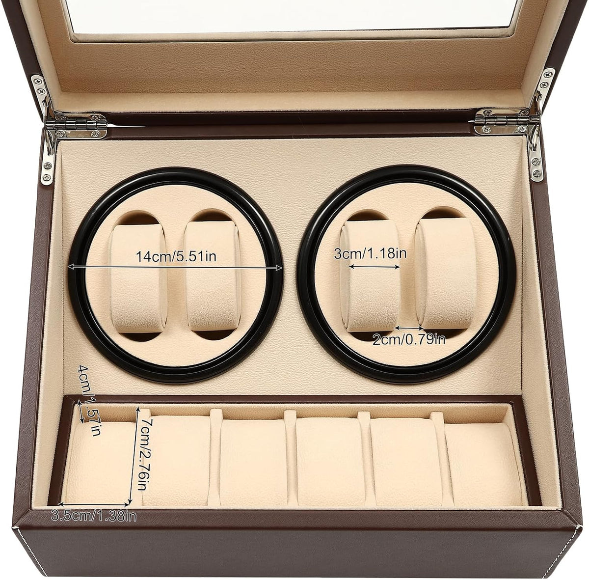 Remontoir Automatique 10 Montres – Havane