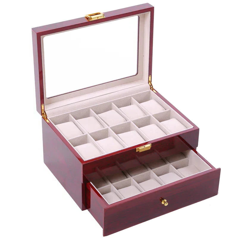 Boîte à Montres 20 Montres – Amarante