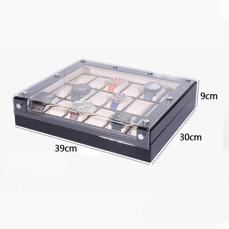 Boîte à Montres 18 Montres – Damier