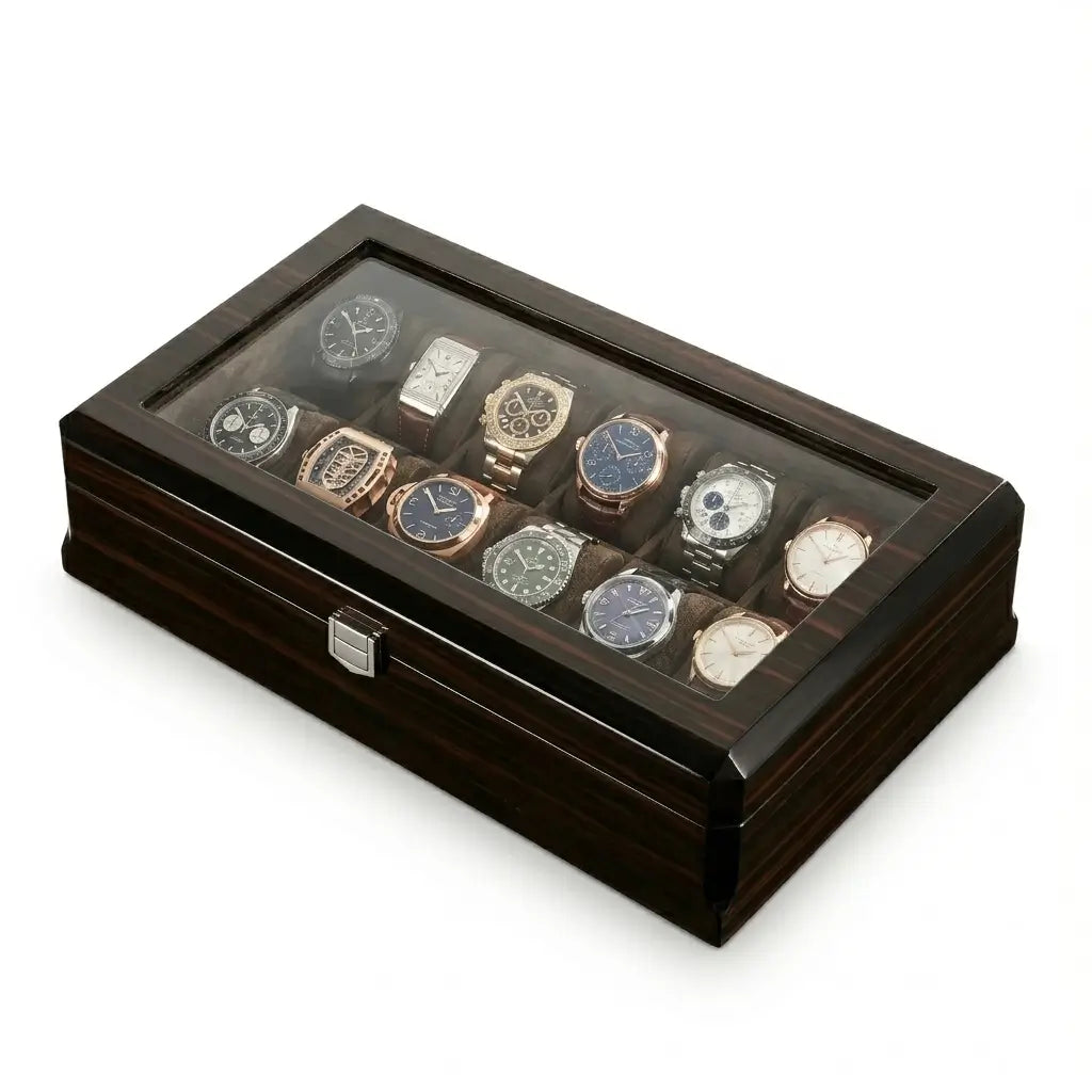 Boîte à montres 12 montres - Coffret de l’Ébéniste