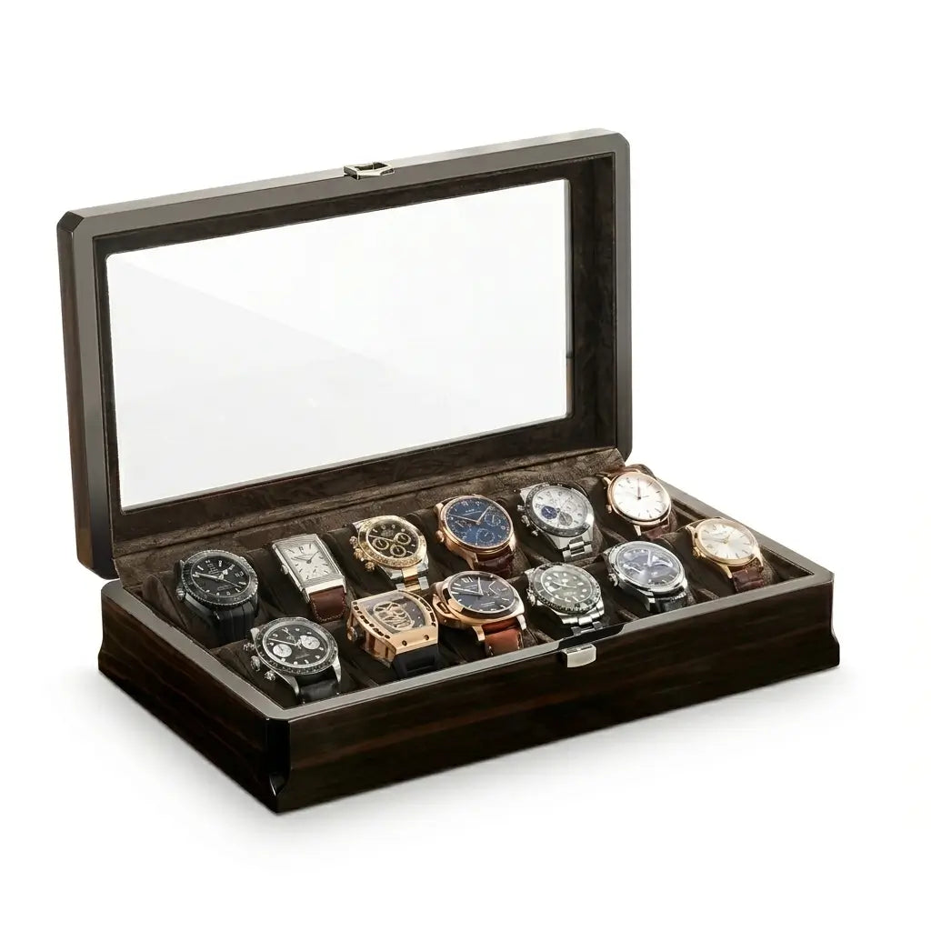 Boîte 12 Montres - Coffret de l’Ébéniste