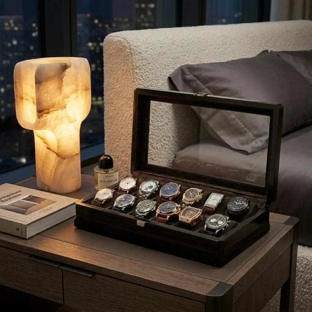 Boîte à montres 12 montres - Coffret de l’Ébéniste