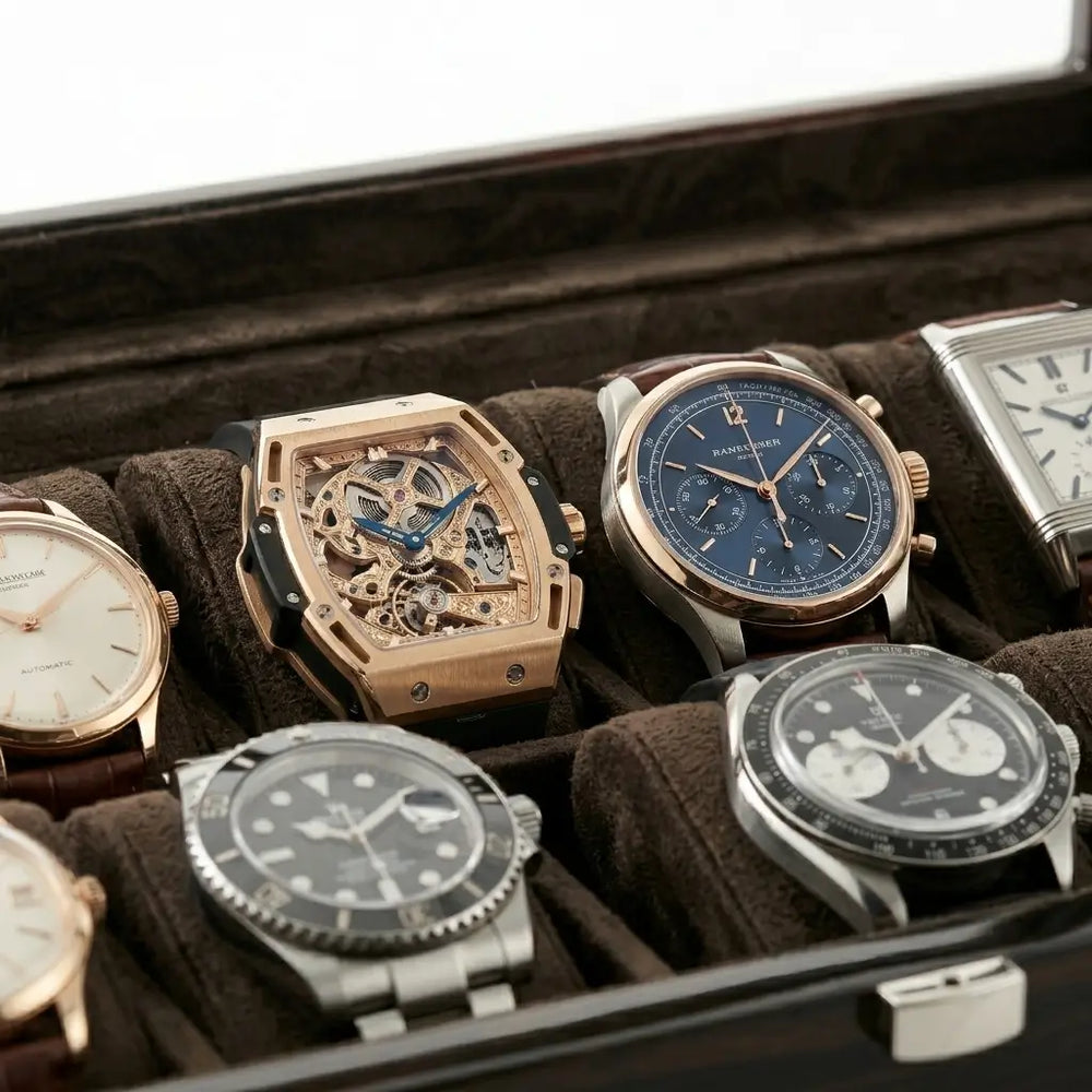 Boîte 12 Montres - Coffret de l’Ébéniste