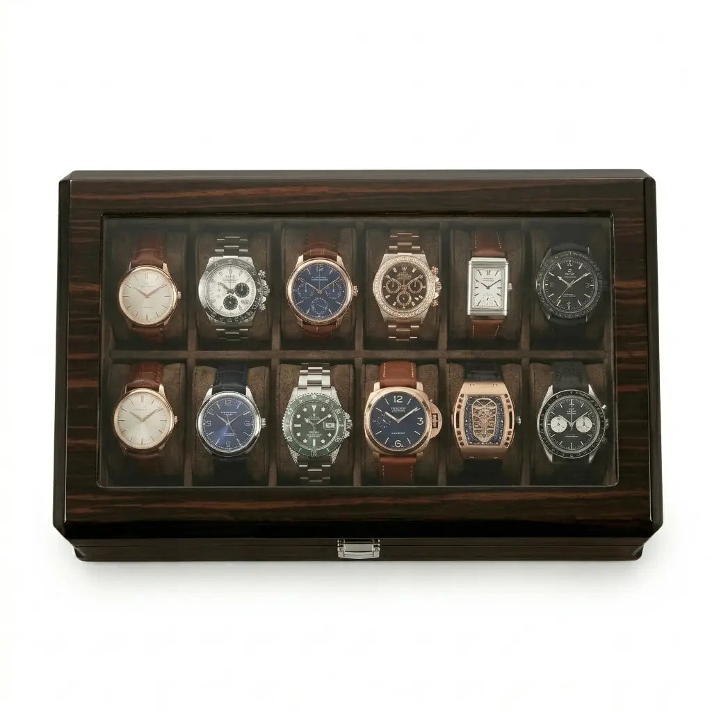 Boîte 12 Montres - Coffret de l’Ébéniste