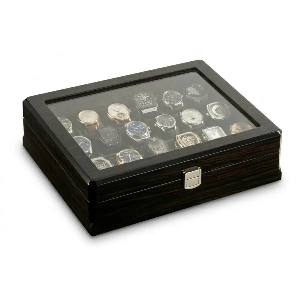Boîte à montres 18 montres - Coffret de l’Ébéniste
