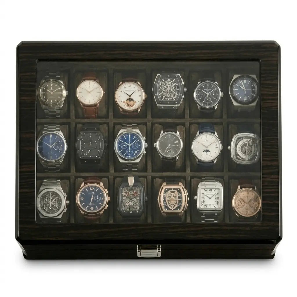 Boîte à montres 18 montres - Coffret de l’Ébéniste
