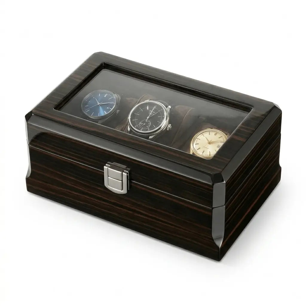 Boîte à montres 3 montres - Coffret de l’Ébéniste