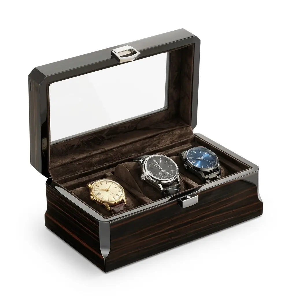 Boîte 3 Montres - Coffret de l’Ébéniste