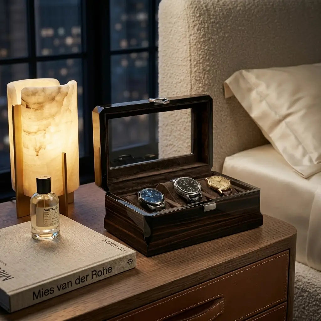 Boîte à montres 3 montres - Coffret de l’Ébéniste