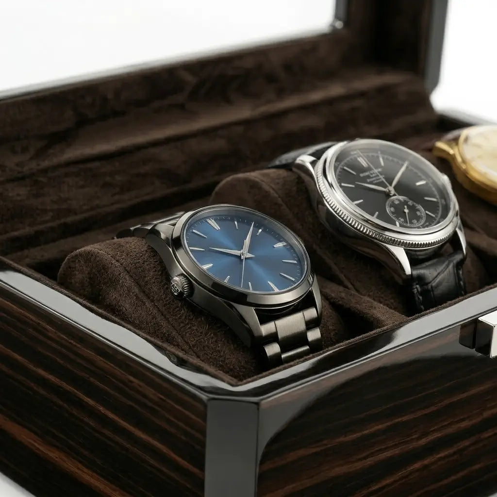 Boîte à montres 3 montres - Coffret de l’Ébéniste