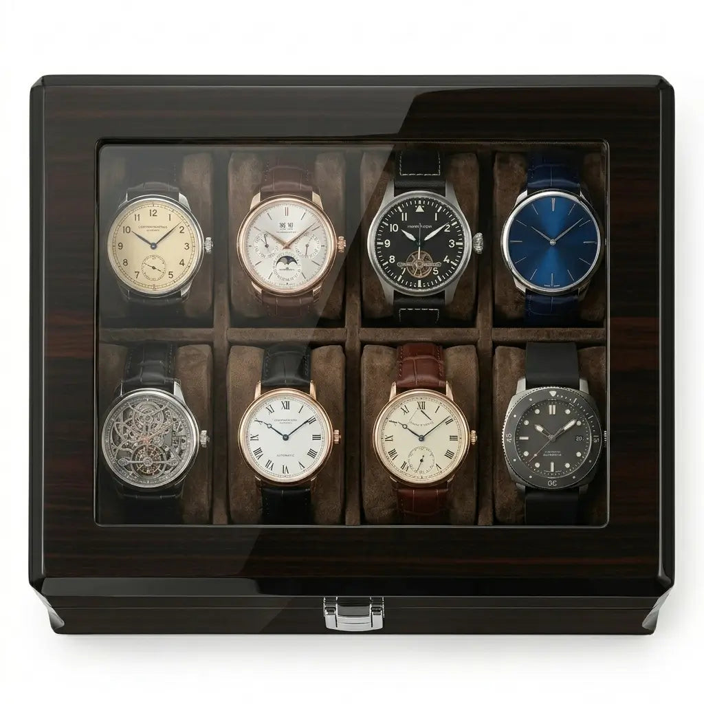 Boîte à montres 8 montres - Coffret de l’Ébéniste