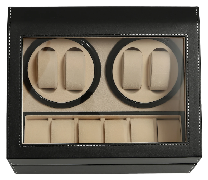 Automatic Watch Winder 4 Watches – Stitched