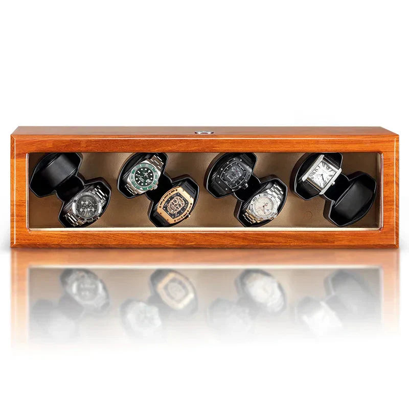 Automatic Watch Winder 8 Watches – Oak Finish
