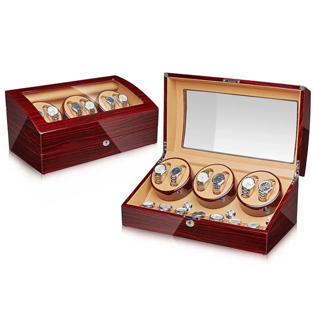 Automatic Watch Winder 6 Watches – Sandalwood