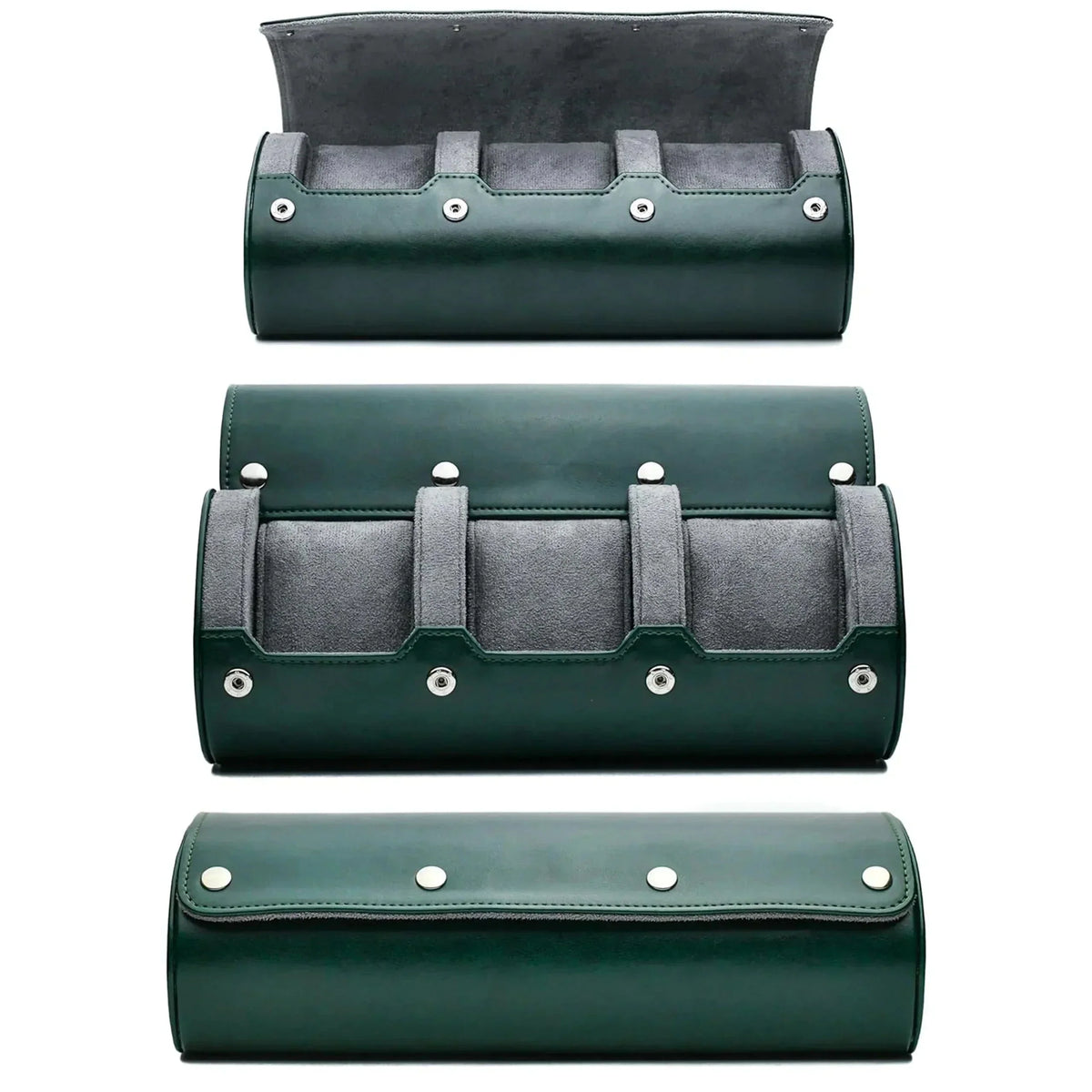 Watch Box for 3 Watches – Verdigris