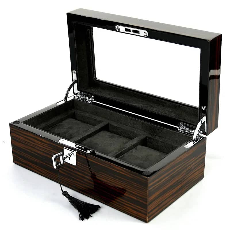 Coffret 3 Montres - Ébénacée