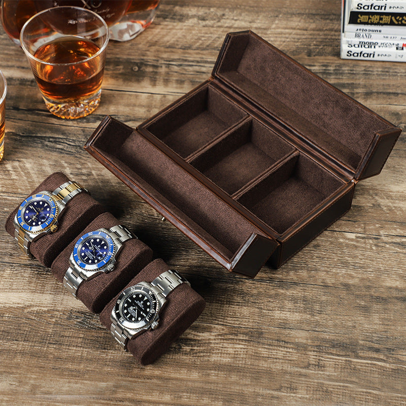 Watch Box for 3 Watches – Tannery Leather