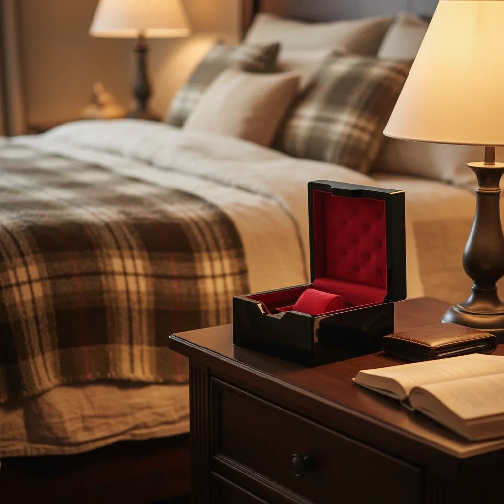 Boîte à Montre « LaqueRubis » – 1 Montre