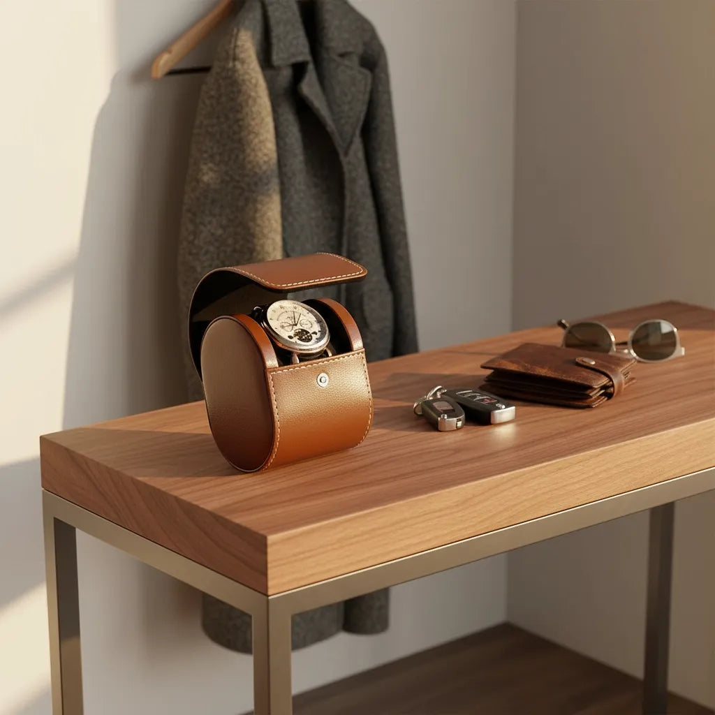 Boîte à Montre « Noisette » – 1 Montre