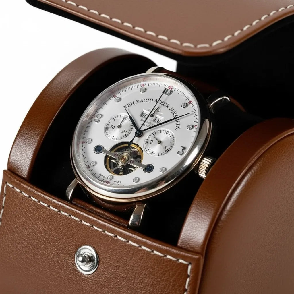 Boîte à Montre « Noisette » – 1 Montre