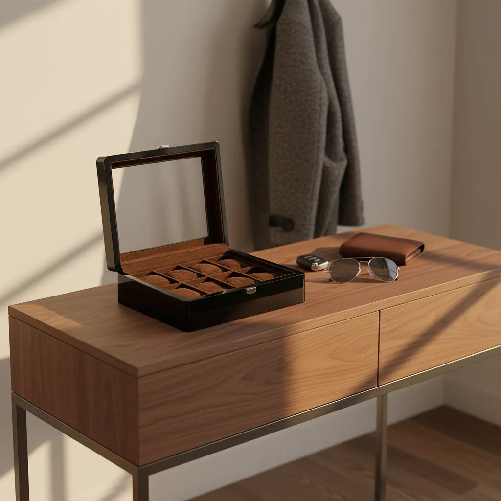 Boîte à Montres « Acajouine » – 6 Montres