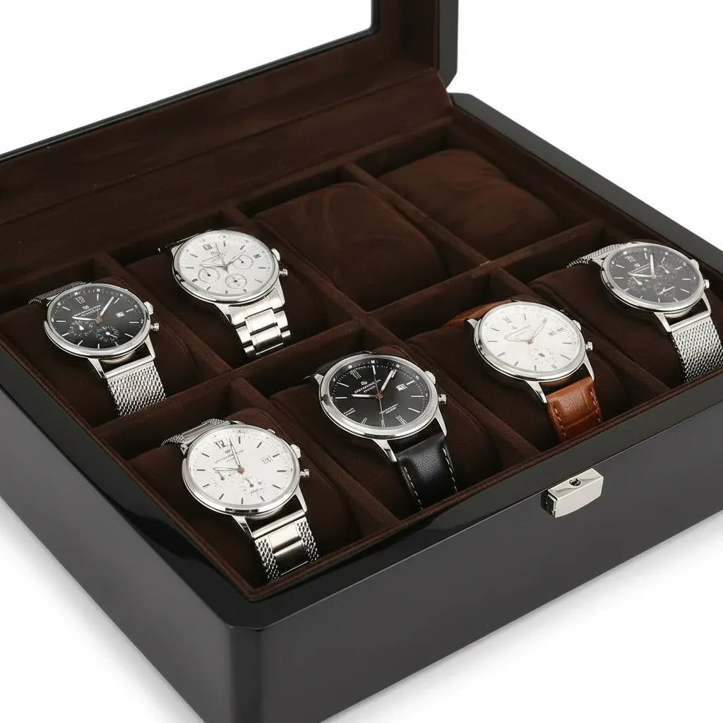 Boîte à Montres « Acajouine » – 6 Montres