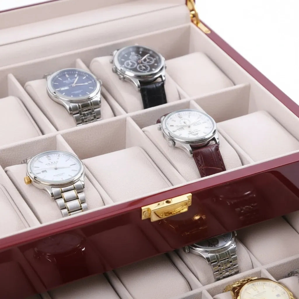 Boîte à Montres « Amarante » – 20 Montres