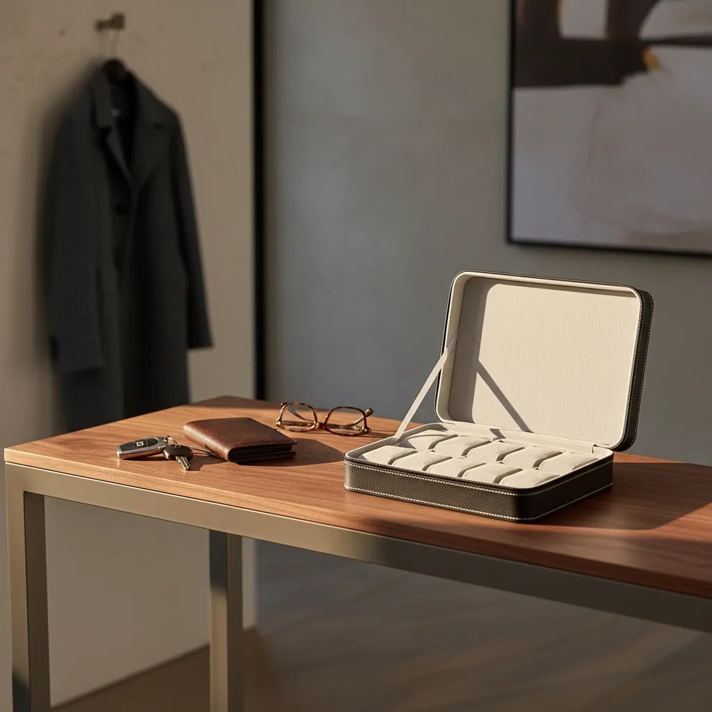 Boîte à Montres « Ardoisière » – 10 Montres