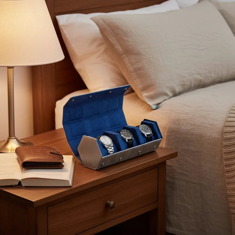 Boîte à Montres « Azuréen » – 3 Montres