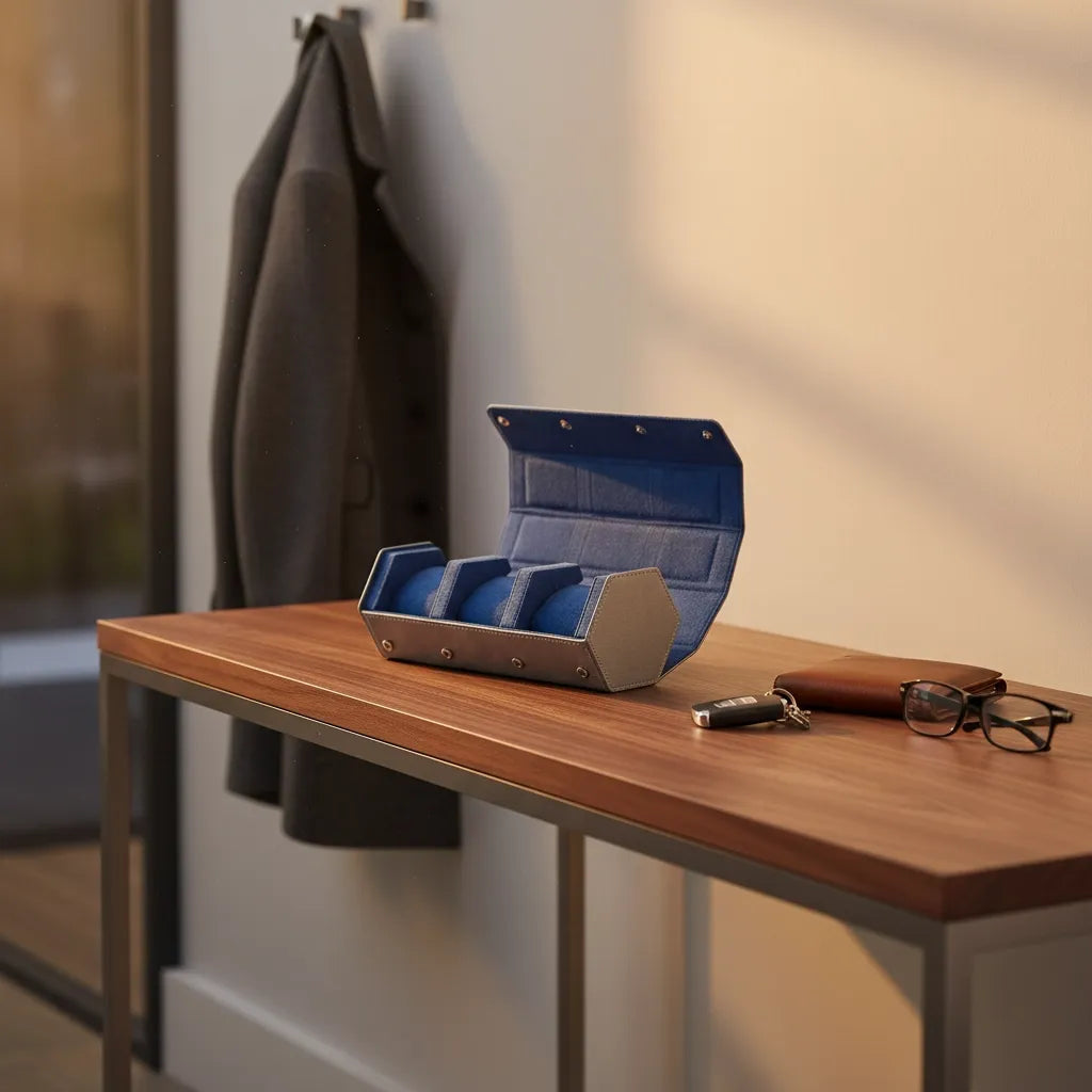 Boîte à Montres « Azuréen » – 3 Montres