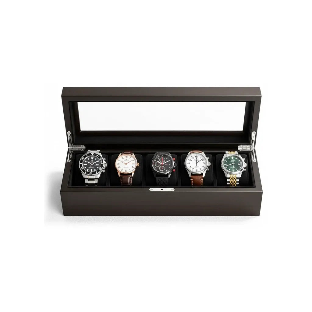 Boîte à Montres « Bambouroy » – 5 Montres