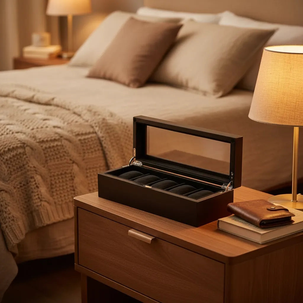 Boîte à Montres « Bambouroy » – 5 Montres